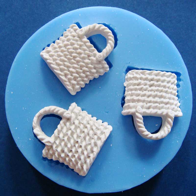 Purse Silicone Clay Mould Handbag Purse Silicone Clay Mould