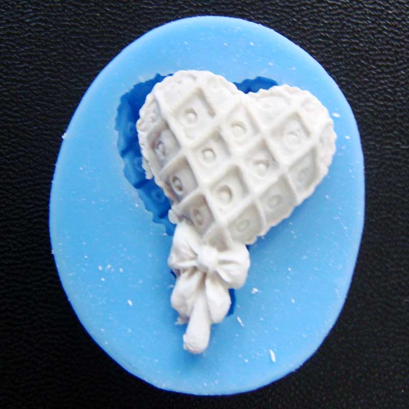 Heart Balloon Silicone Clay Mould HeartBaloon Heart Balloon Silicone Clay Mould