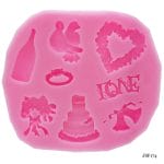 Wedding Elements Silicone Clay Mould