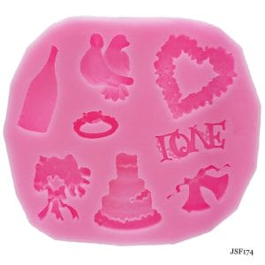 Wedding Elements Silicone Clay Mould