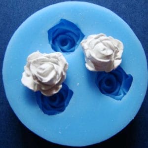 Medium Rose Buds Silicone Clay Mould