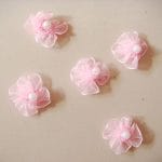 Net Flowers - Baby Pink