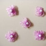 Net Flowers - Purple