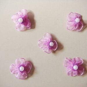 Net Flowers - Purple