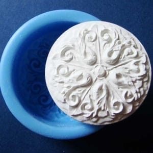 Designer Circular Silicone Soap Mould