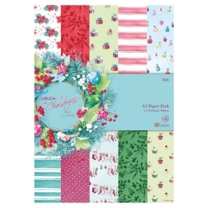 Papermania A4 Paper Pack by Lucy Cromwell - At Christmas