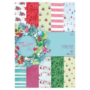 Papermania A4 Paper Pack by Lucy Cromwell - At Christmas