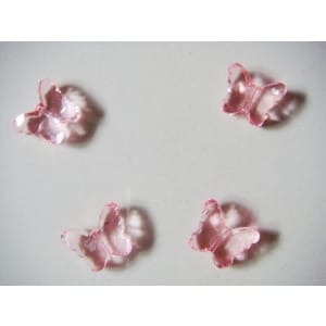 Plastic Butterflies - Baby Pink
