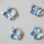 Plastic Butterflies - Light Blue (Pack of 10 butterflies)