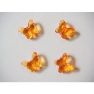 Plastic Butterflies - Orange