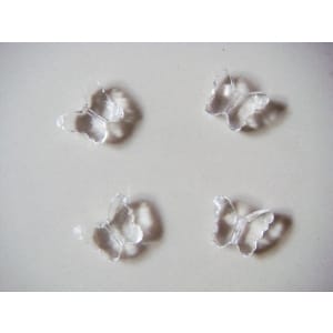 Plastic Butterflies - White