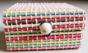 Wooden Box - Rainbow colored