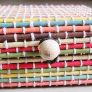 Wooden Box - Rainbow colored