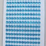 Say it in crystals - Large Bling Stickers - Sky Blue