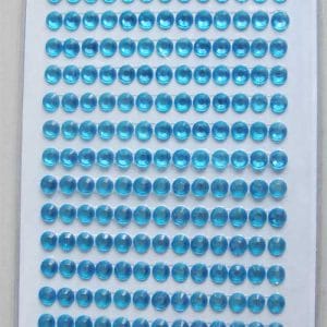 Say it in crystals - Large Bling Stickers - Sky Blue