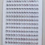 Say it in crystals - Large Bling Stickers - White