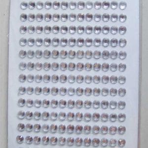 Say it in crystals - Large Bling Stickers - White