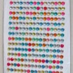 Say it in crystals - Medium Bling Stickers - Multicolor