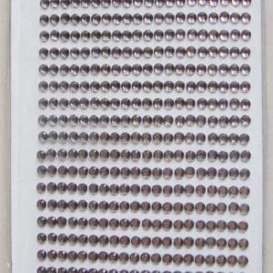 Say it in crystals - Small Bling Stickers - Light Grey