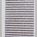 Say it in crystals - Small Bling Stickers - Light Grey