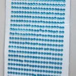 Say it in crystals - Small Bling Stickers - Sky Blue