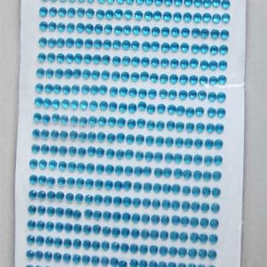 Say it in crystals - Small Bling Stickers - Sky Blue