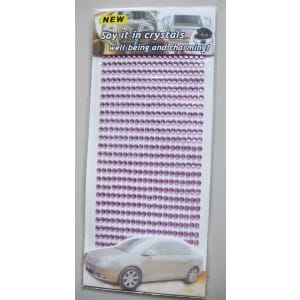 Say it in crystals - Small Bling Stickers - Lavendar