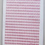 Say it in crystals - Small Bling Stickers - Baby Pink