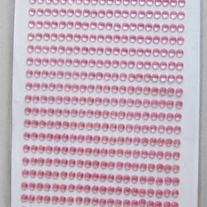 Say it in crystals - Small Bling Stickers - Baby Pink