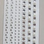 Say it in crystals - Bling Stickers - White