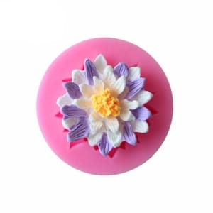Single Lotus Flower Silicone Clay Mould