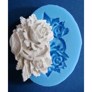 A Bunch of Roses Silicone Clay Mould