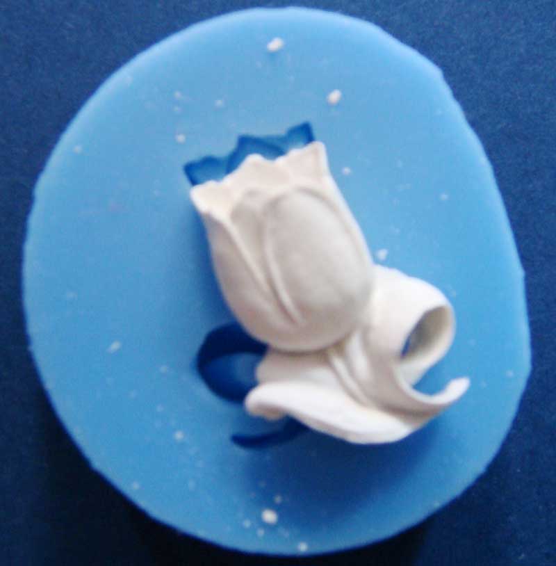Single Tulip Silicone Clay Mould SingleTulip Single Tulip Silicone Clay Mould