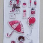 W&M Clear Stamps - Girl Stamp