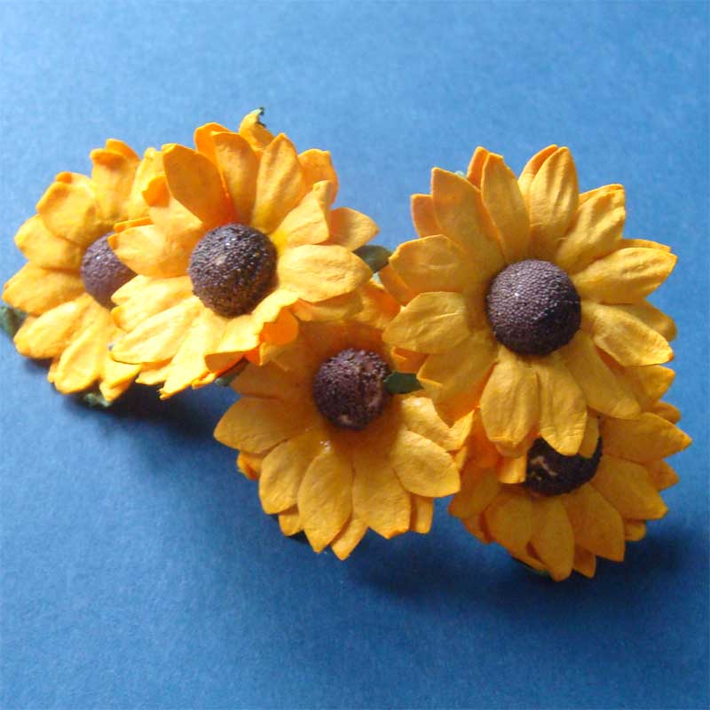 Mulberry Daisies - Yellow (Pack of 10 flowers) YellowSunflowers Mulberry Daisies - Yellow (Pack of 10 flowers)