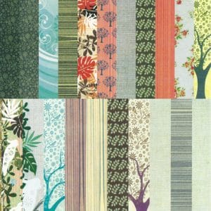 Assorted 12x12 Paper Pack - Bird Songs (Set of 46 sheets)