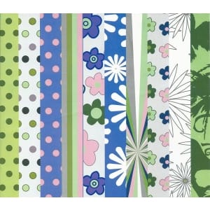 Assorted 12x12 Paper Pack - Spring Back (Set of 40 sheets)