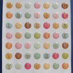 Alphabets Stickers - Candy Tones