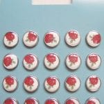 Floral Epoxy Brads - Design 1