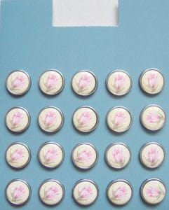 Floral Epoxy Brads - Design 2