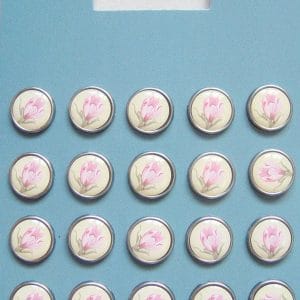 Floral Epoxy Brads - Design 2