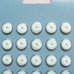 Floral Epoxy Brads - Design 8