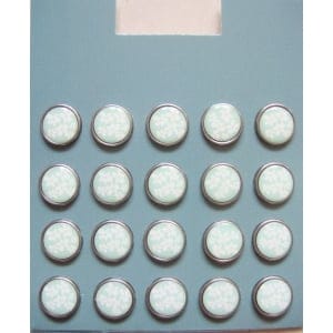 Floral Epoxy Brads - Design 12