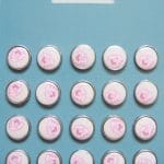 Floral Epoxy Brads - Design 15