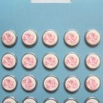 Floral Epoxy Brads - Design 16