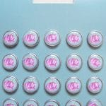 Floral Epoxy Brads - Design 18