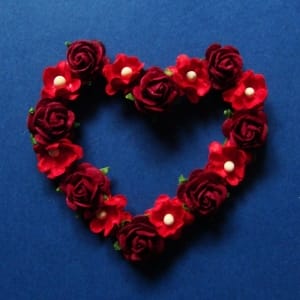 Heart of Flowers - Red