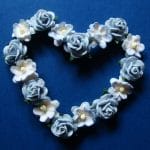 Heart of Flowers - Blue