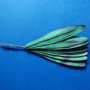 Mulberry Paper Extra Long Leaves - Dark Green