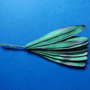 Mulberry Paper Extra Long Leaves - Dark Green